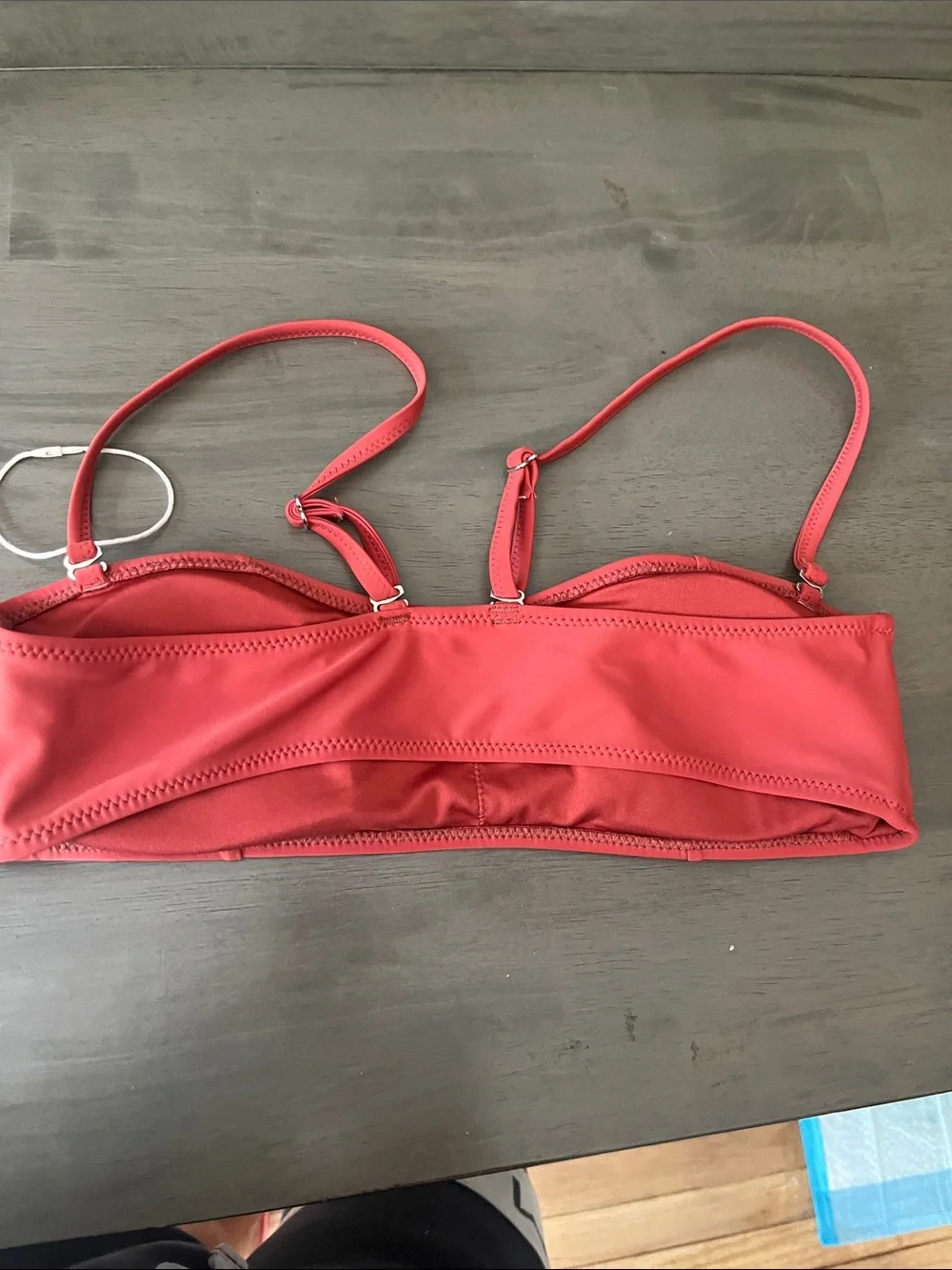 Coral Bandeau Swim Top - Women's